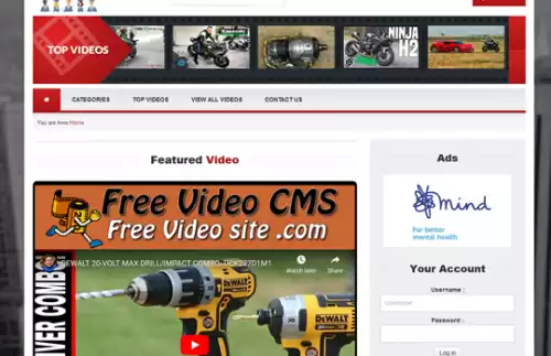 Free PHP Video CMS
